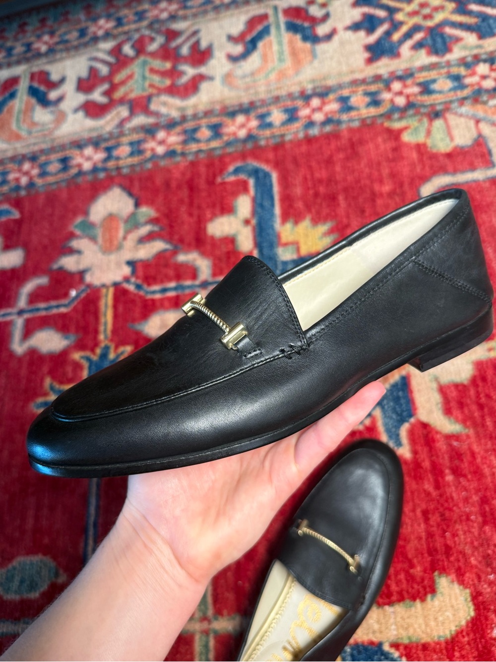 NWOT Sam Edelman Lior Black Leather Loafers | 6.5 - Picture 10 of 16